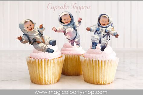 Baby cupcake toppers