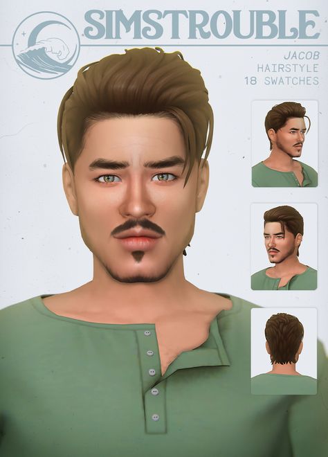 Sims Videos, Sims 4 Hair Male, Pelo Sims, Sims 4 Mm Cc, Sims 4 Cc Makeup, Sims 4 Cc Folder, Sims 4 Mm, Sims 4 Characters, Sims4 Clothes