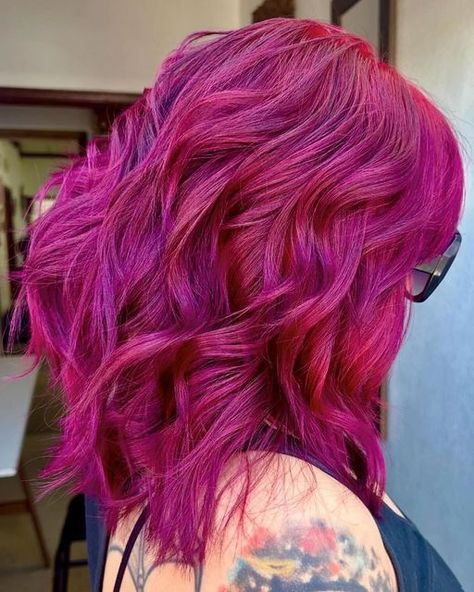 Dark Magenta Hair, Magenta Hair Dye, Magenta Hair, Pravana Vivids, Dark Magenta, Nice Hair, Hair Locks, Hair Color Pink, Wild Orchid