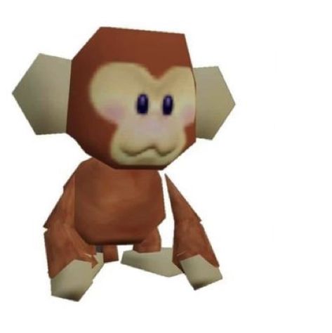 3d Monkey Pfp, Monkey In Banana Suit Pfp, Banana Monkey Pfp, Silly Monkey Pfp, Pixel Monkey, Monkeys Cartoon, Monkey Pfp, 3d Monkey, Monkey Ball