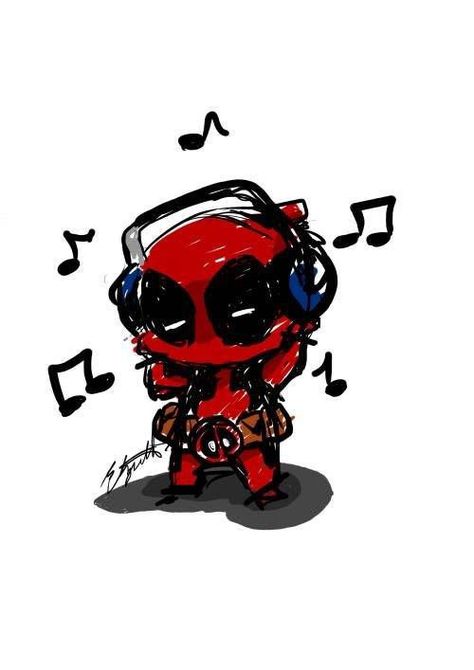 Hot Deadpool Fanart, I Love Marvel Pfp, Deadpool Heart, The Artist Formerly Known As Prince, Deadpool Pfp, Cute Deadpool, Red Mage, Deadpool Fan Art, Pop Culture Tattoos