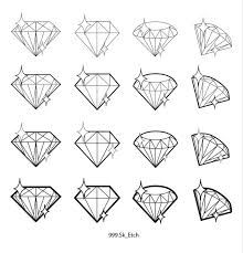 Small Diamond Tattoo, Diamond Sketch, Diamond Tattoo Designs, Diamond Tattoo, Tatuagem Masculina Pequena, Rose Drawing Tattoo, Diamond Outline, Hourglass Tattoo, Neck Tattoos Women