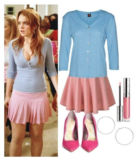 Cady Heron Outfits, Cady Mean Girl, Mean Girls Costume, Mean Girls Halloween, Mean Girls 2004, Mean Girls Outfits, Cady Heron, Girls Halloween Outfits, Lilly Pulitzer Outfits