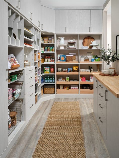 Pantry - Inspired Closets - Custom Closets Oklahoma City, OK | Inspired Closets Kitchen Small Space, Kitchen Butlers Pantry, Pantry Inspiration, Custom Pantry, Organized Pantry, Pantry Remodel, Pantry Shelving, Butlers Pantry, Kitchen Pantry Design