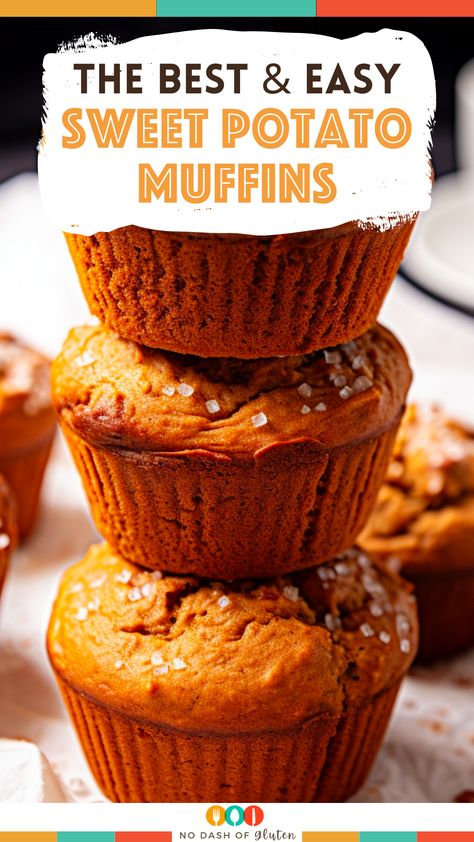 Start your day with a heartwarming embrace of Sweet Potato Muffins. Made with love and sweet potatoes, they're a cozy breakfast delight. Get the recipe now and brighten up your mornings! Easy Sweet Potato Muffins, Vegan Sweet Potato Muffins, Sweet Potato Cornbread Muffins, Sweet Potato Muffins Recipes, Sweet Potato Puffs Recipe, Sweet Potato Muffin, Sweet Potato Dessert Recipes, Sweet Potato Muffin Recipe, Sweet Potato Dessert