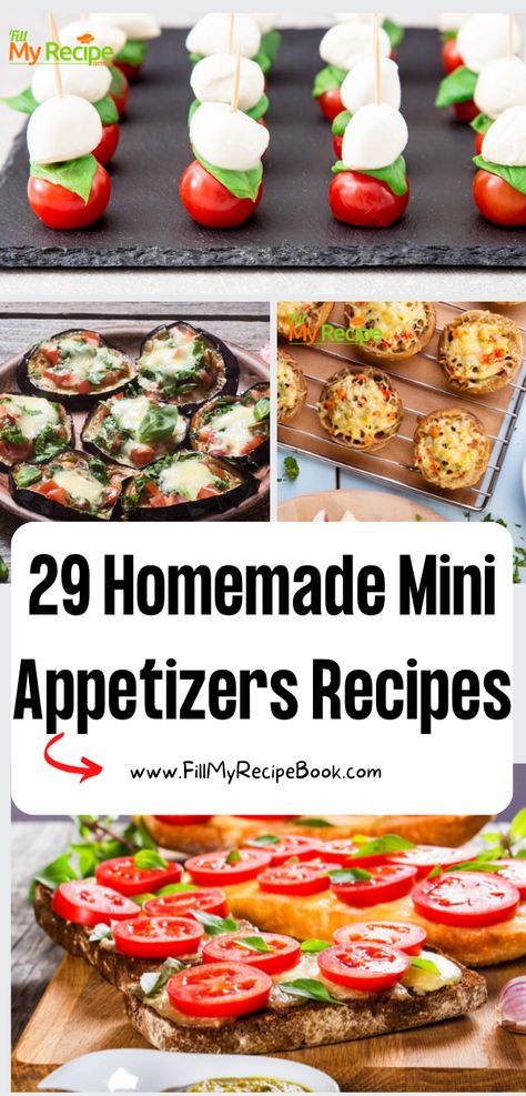 29 Homemade Mini Appetizers Recipes. Easy make ahead bite size and snack ideas for parties, Thanksgiving and Christmas starters. Mini Appetizers Thanksgiving, Mini Savory Appetizers, Mini Foods For Party, Inexpensive Appetizers, Mini Food Appetizers, Bite Size Appetizers Easy, Thanksgiving Appetizers Healthy, Cups Recipes, Christmas Starters