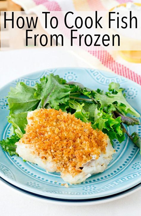 Frozen Fish Recipes, How To Cook Cod, Cod Fillet Recipes, Frozen Fish Fillets, Cod Fish Recipes, Frozen Fish, Cook Fish, Comidas Fitness, Cod Recipes