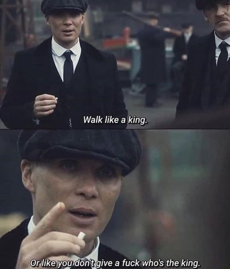 J Onlike\you ont give a fuc 2 k who's the king. – popular memes on the site ifunny.co Peaky Blinders Series, Peaky Blinders Thomas, Gangster Quotes, Peaky Blinders Tommy Shelby, Peaky Blinders Quotes, Cillian Murphy Peaky Blinders, Short Instagram Captions, King Quotes, Warrior Quotes