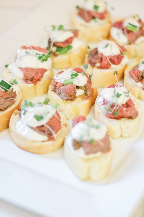 My Go-to Cocktail Appetizer: Easy Beef Tenderloin Crostinis by southern lifestyle blogger Stephanie Ziajka from Diary of a Debutante Tenderloin Appetizer Recipes, Cocktail Appetizers Easy, Tenderloin Appetizer, Easy Beef Tenderloin, April Recipes, Appetizer For A Crowd, Cocktail Appetizer, Appetizer Easy, Crostini Appetizers