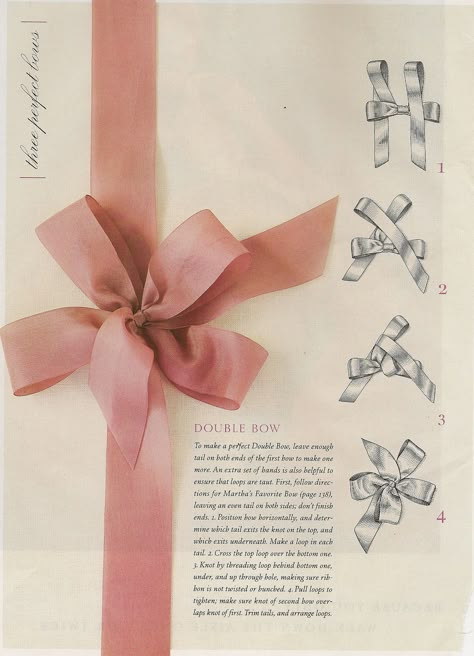 Kaitlyn Core, Bow Tying, Derwent Water, Ipad Stickers, Ribbon Crafts Diy, Pola Gelang, Double Bow, Christmas Wrapping, Pink Ribbon