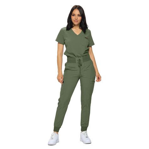 Scrub Outfit Ideas, Massage Therapist Outfit, Cute Scrubs Outfits, Nurse Attire, Scrubs Uniform Cute, Therapist Outfit, Jogger Scrubs, Rp Outfits, Vet Scrubs