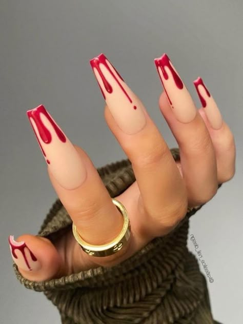 Halloween Nail Art Ideas- Devilishly Cute Halloween Nails That You Need To See Horror Nails, Nail Art Halloween, Holloween Nails, Halloween Nails Easy, Halloween Acrylic Nails, Cute Halloween Nails, October Nails, Classy Acrylic Nails, Acrylic Nails Coffin Short