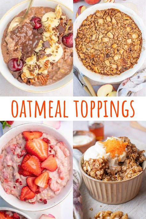 Stovetop Oatmeal, Best Oatmeal Recipe, Oatmeal Baked, Peach Oatmeal, Oatmeal Flavors, Sweet Cheese, Oatmeal Toppings, Breakfast Oatmeal Recipes, Favorite Breakfast Recipes