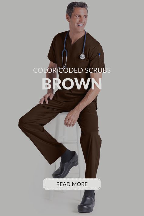 Take a look at Uniform Advantage's #aDayinScrubs medical blog where we deep dive on the topic of healthcare workers wearing brown medical scrubs in the hospital. Find out the significance of brown scrubs for medical professionals at UniformAdvantage.com! Brown Scrubs Uniform, Brown Scrubs, Scrubs Fashion, Medical Scrubs Fashion, White Attire, Uniform Advantage, Scrubs Uniform, Healthcare Workers, In The Hospital