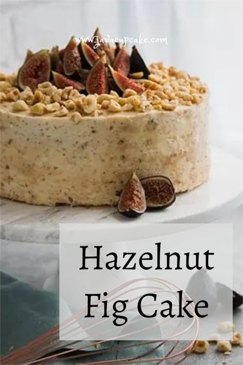 This sophisticated Hazelnut Fig Cake is gently spiced, full of flavors including dried figs, fresh figs and dark brown muscovado sugar, and is finished with a decadent fig cream cheese icing. You don’t want to miss out on this cake! If you love fig… you are going to LOVE this Hazelnut Fig Cake! Click here to find the recipe for the best ever fig dessert here! Fig Cream Cheese, Beaux Desserts, Fig Cake, Dried Figs, Cream Cheese Icing, Fresh Figs, Let Them Eat Cake, Just Desserts, Hazelnut