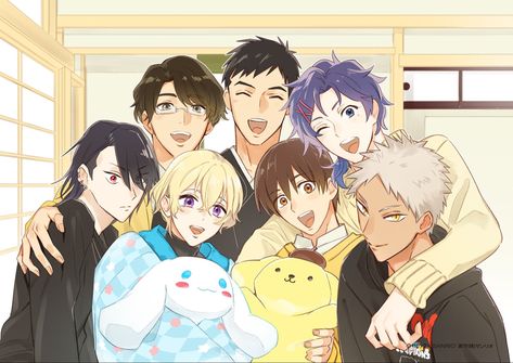 sanrio danshi Characters With Pink Hair, Sanrio Boys, Sanrio Danshi, Fruits Basket Anime, Hello Kitty Characters, Sanrio Characters, Funny Anime Pics, Cute Characters