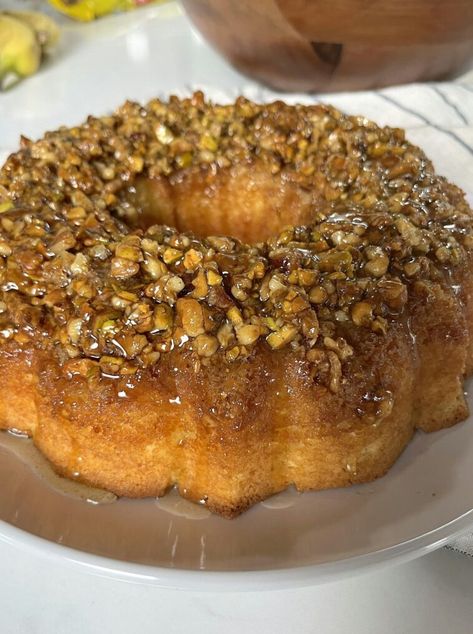 Baklava Bundt Cake – Page 2 – 99easyrecipes Buttered Rum Cake, Butter Rum Cake, Rum Cake From Scratch, Rum Cake Recipe Easy, Bacardi Rum Cake, Rum Cake Recipe, Butter Rum, Buttered Rum, Hot Buttered Rum