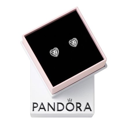 PRICES MAY VARY. Elevated Heart Stud Earrings: These timeless and dreamy sterling silver earrings feature an elevated cubic zirconia setting for extra brilliance and sparkle that will be treasured for years to come PANDORA Timeless Collection: A timeless, elegant, and versatile collection with sparkling stones as their centerpiece, for those you cherish and those that cherish you Features CZ: Cubic zirconia could be said to be the jewel in PANDORA's crown, making up the majority of stones we use Diamond White Heart Earrings For Gift, Gift White Open Heart Earrings, White Open Heart Earrings For Gift, Silver Earrings For Anniversary, Mother's Day Gift, Silver Earrings For Mother's Day Anniversary Gift, Heart Cut Cubic Zirconia Earrings For Gift, White Jewelry With Gift Box For Anniversary, White Jewelry In Gift Box For Anniversary, Heart Cut Cubic Zirconia Earrings As Gift