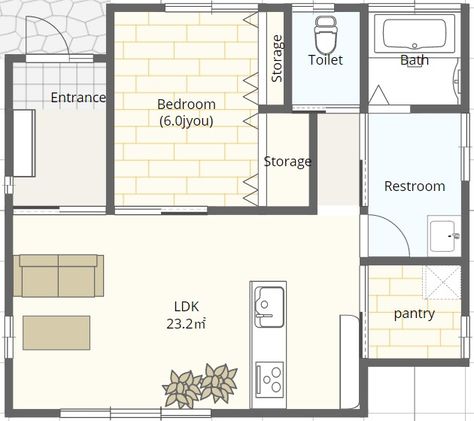 Small Korean Apartment Layout, Small Korean Apartment, Japanese Home Plan, Korean Apartment Layout, Japanese Home Layout, Tiny Japanese Apartment, Japanese House Layout, Small Japanese House, Korean Apartment