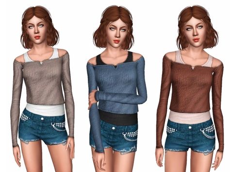 Simplex Sims: Double Top For TF Sims 3 Bedroom Cc, Ts3cc Clothing, Sims 3 Clothing Cc, Sims 3 Cc Clothes Y2k, Sims3 Cc Clothes, Sims 3 Teen Cc, Sims 3 Outfits, Sims 3 Cc Clothes Female, The Sims 3 Cc Clothes