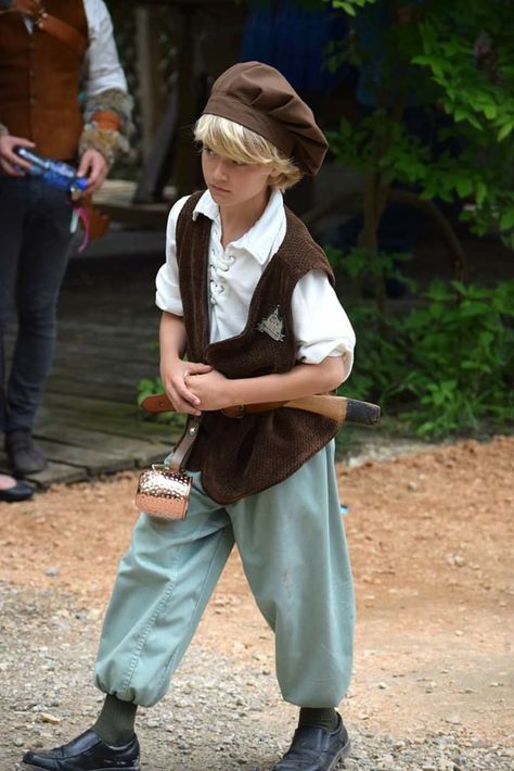 Commoner Clothing Male, Orphanage Outfit, Victorian Boy Aesthetic, Victorian Boy Clothes, Traditional French Clothing, Peasant Outfit, Victorian Peasant, Peasant Boy, Farmer Outfit