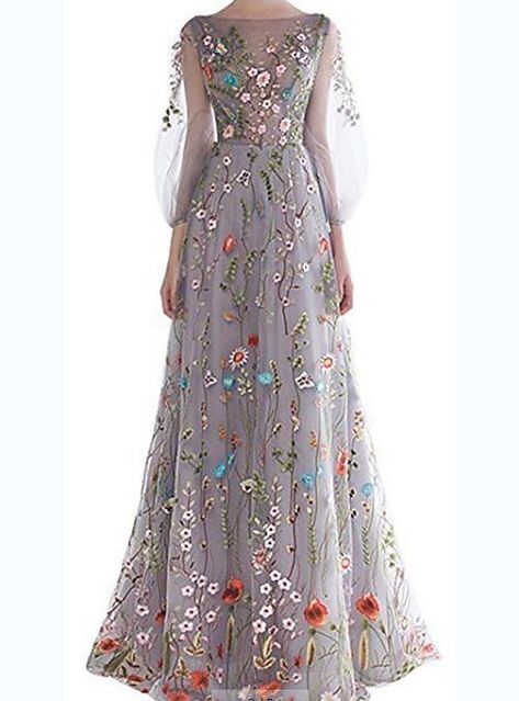 Prom Dresses Floral, فستان زهري, Floral Dress Wedding Guest, Floral Wedding Guest, Cheap Prom Dresses Online, Dresses For, Valentines Day Dresses, Floral Wedding Dress, Elegant Maxi Dress