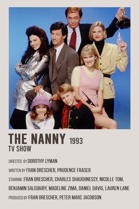 The Nanny Poster, Comfort Tv Shows, The Nanny Aesthetic, The Nanny Tv Show, Nanny Show, Nanny Interview Questions, Die Nanny, Daniel Davis, Charles Shaughnessy