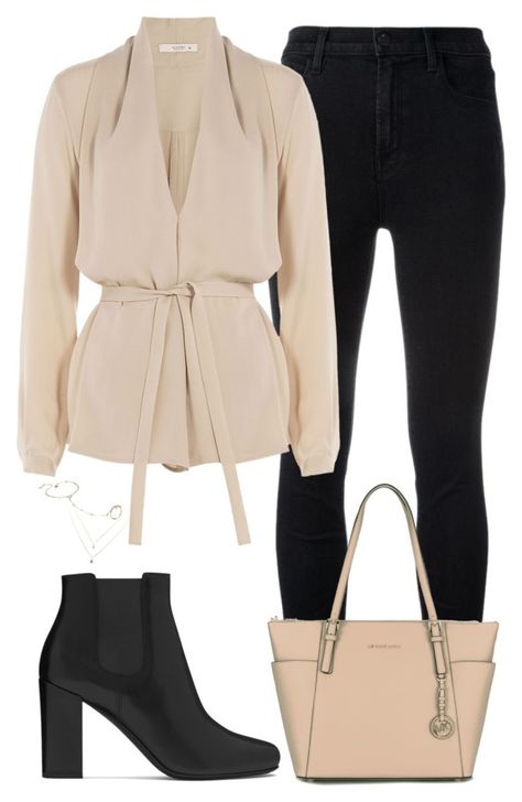 "Untitled #317" by bellaxoxx on Polyvore featuring J Brand, Etro, Yves Saint Laurent, MICHAEL Michael Kors and Casato Pakaian Feminin, Mode Jeans, Looks Chic, Work Outfits Women, Professional Outfits, Business Casual Outfits, Work Attire, Mode Inspiration, Fesyen Wanita