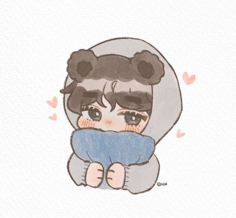 Chibi Beomgyu, Txt Chibi Fanart, Txt Chibi, Lucas Fanart, Txt Fanart, Chibi Wallpaper, Moa Collection, Taehyung Fanart, Dibujos Cute