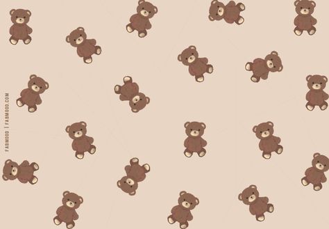 Teddy Bear Ipad Wallpaper, Iphone Wallpaper Teddy Bear, Teddy Bear Wallpaper Laptop, Laptop Wallpaper Aesthetic Brown, Wallpaper Teddy Bear Aesthetic, Cute Bear Wallpaper Aesthetic, Teddy Bear Iphone Wallpaper, Brown Aesthetic Wallpaper For Laptop, Brown Wallpaper Laptop