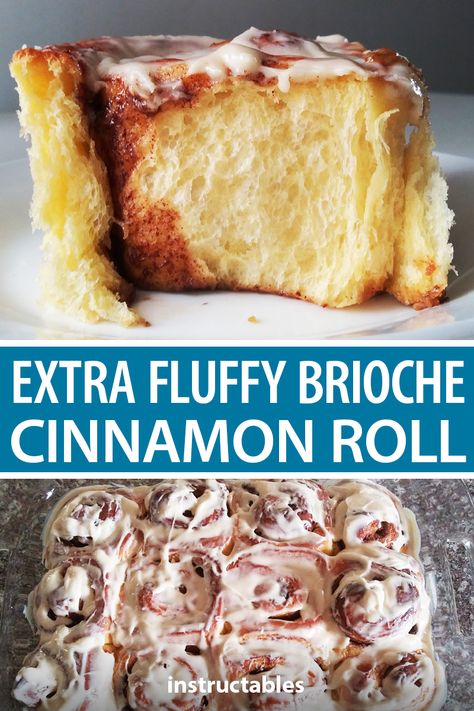 Brioche Cinnamon Buns Recipe, Sweet Spongy Brioche Bread, Brioche Recipe Sweet, Laminated Brioche Cinnamon Rolls, Flakey Cinnamon Rolls, Cinnamon Rolls Brioche, Cinnamon Brioche Bread Recipe, Things To Make With Brioche Bread, Brioche Bread Desserts