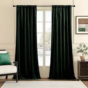 Room Darkening Window Treatments, Curtains Rods, Insulated Drapes, Drapes For Bedroom, Window Curtains Bedroom, Geometric Curtains, Long Drapes, Velvet Drapes, Rings Luxury