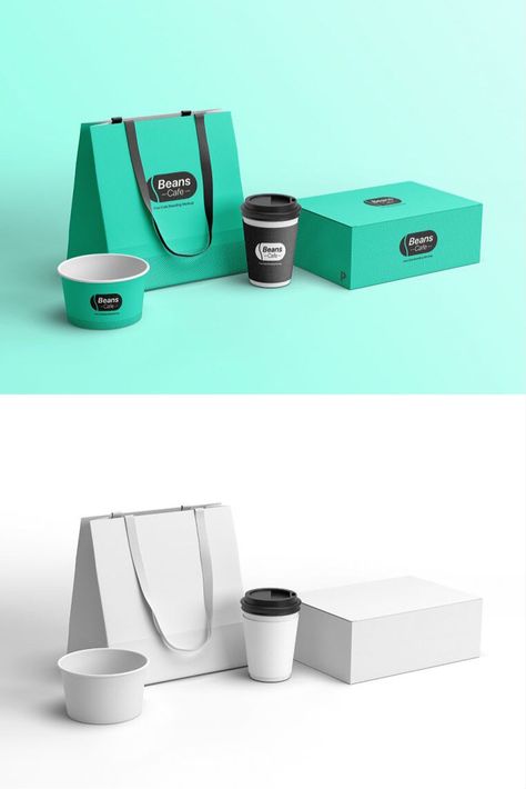 Cafe Mockup, Folder Graphic Design, Packaging Design Creative, Mockup Design Ideas, Branding Mockups Free, Brand Mockup, Graphic Design Mockup, Food Mockup, Package Mockup