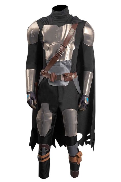 PRICES MAY VARY. Leather Din Djarin Cosplay Outfit Material: PU Leather + T-will Fabric + Stretch knitted fabric. Comfortable to wear. Package includes: Pants + Gloves + Top + Belt + Shoulder Armor + Armguard + Cape Great gift for Din Djarin fans. Suit for: cosplay, Halloween, role-play, party, etc. Please refer to our size chart before your purchase Bounty Hunter Costume, Hunter Costume, Knight Outfit, Warrior Costume, Warrior Outfit, Outfit Costume, Knight Costume, Cape Designs, Halloween Clothing