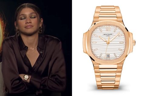 Zendaya's Watch Collection - From Rolex to Patek Philippe and Bulgari — Wrist Enthusiast Rolex Outfit Women, Patek Philippe Watches Women, Bulgari Watches Women, Rolex For Women, Patek Philippe Women, Golden Watch Women, Trendy Watches Women, Omega Watch Women, Bulova Watches Women