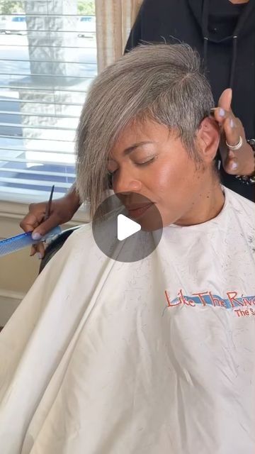 https://www.instagram.com/reel/CW1EpfMFRMG/?utm_medium=share_sheet Side Shaved Short Hairstyles, Hairstyles With Shaved Sides And Back, Braids On Shaved Sides For Black Women, Short Hair On One Side Long On The Other, Shaved Sides Bob Hairstyles, Pixie Hairstyles For Black Women Curly, Ash Blonde Highlights On Short Hair, Shaved Haircuts For Black Women, Shave Sides Hairstyles