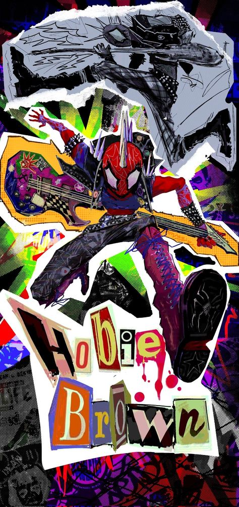 Hobie Brown, Punk Wallpaper, Walpapers Cute, Spiderman Art Sketch, Mode Punk, Stunt Doubles, Spiderman Artwork, Spider Art, Spiderman Pictures