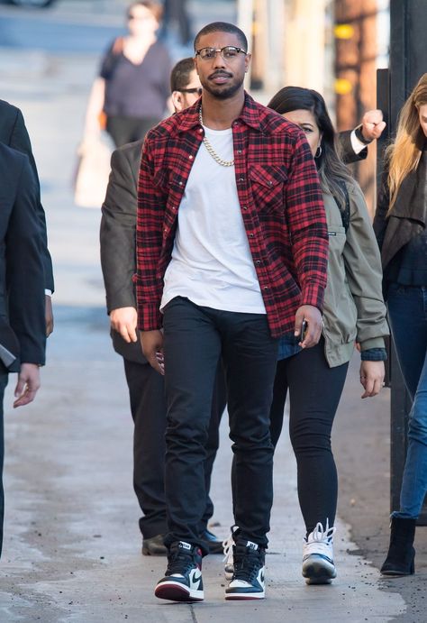 Black Men Casual Style, Summer Fits Men, Moda Afro, Jordan Photos, Black Men Fashion Urban, Jordan Outfit, Black Men Fashion Casual, Black Men Fashion Swag, Michael B Jordan