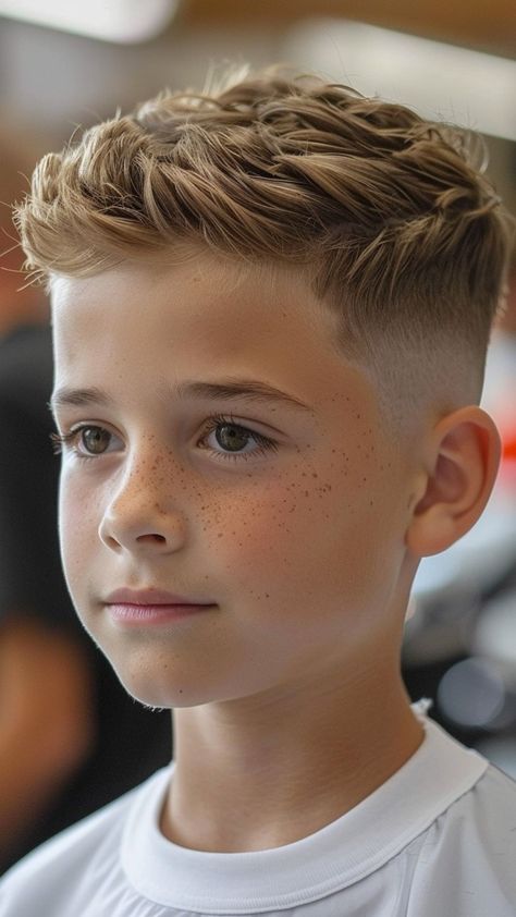 Top 25 Boys' Haircuts: Back-to-School Edition Boys Haircut Styles, Boy Haircuts Short, Toddler Haircuts, Cool Boys Haircuts, Boy Haircuts Long, Toddler Boy Haircuts, Baby Boy Haircuts, Kids Hair Cuts