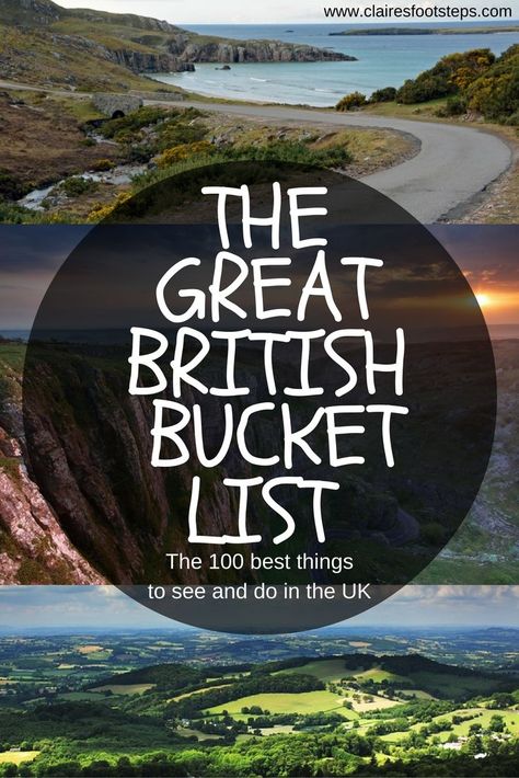 The 100 best things to see and do in the UK, chosen by travel bloggers! What's on your Great British Bucket List?: Uk Bucket List, Trips Abroad, Uk Summer, 100 Things To Do, United Kingdom Travel, Hiking Destinations, Voyage Europe, England And Scotland, Destination Voyage