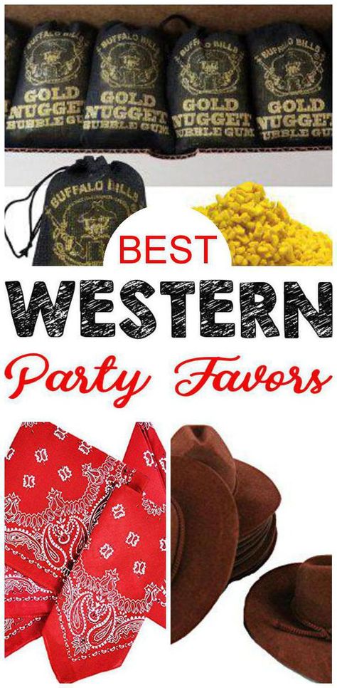 Find the best western party favors. Have a great western birthday party for your child with these party favor ideas. These party favors are a great way to add a western goodie bag for the children and make all the kids western party memorable.  #partyfavor #partyfavorideas Western Theme Party Favors For Adults, Rodeo Themed Party Favors, Cowboy Party Favors Western Theme, My First Rodeo Birthday Party Favors, Western Party Favors For Adults, Western Theme Party Favors, Kids Western Party, Rodeo Party Favors, Western Party Foods