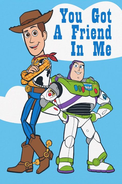 Woody & Buzz - You've Got A Friend In Me Postcard
Send your friends and loved ones this fun Toy Story card to let them know they're in your thoughts and in your heart! You’ve Got A Friend In Me Toy Story, You Got A Friend In Me, Woody And Buzz, Birthday Wishes Messages, Bookmarks Kids, Woody Toy Story, Toy Story Party, Birthday Planning, Wishes Messages