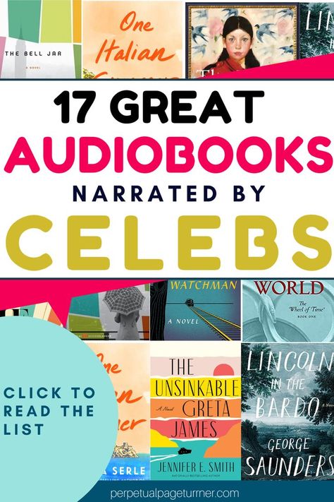 collage of book covers with text overlay that says "17 great audiobooks narrated by celebs" Famous Actors And Actresses, Feel Good Books, Book Club Reads, Best Audiobooks, Tatiana Maslany, Maggie Gyllenhaal, Books You Should Read, Famous Actors, Lauren Graham