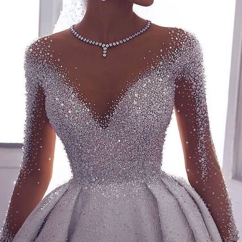 Wedding Gown With Sleeves, Ball Wedding, Wedding Gowns With Sleeves, Cute Wedding Dress, Cute Prom Dresses, Pretty Prom Dresses, Princess Wedding Dresses, Quince Dresses, Wedding Gowns Lace