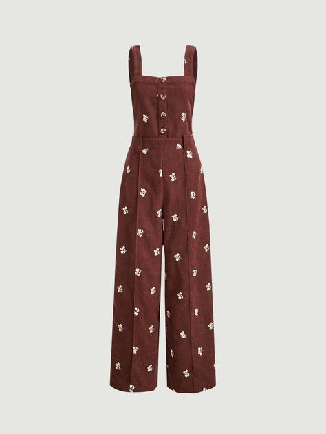 Comfy Jumpsuits, Overall Jumpsuit, Floral Jumpsuit, الرسومات اللطيفة, استوديو الصور, Casual Wardrobe, Jumpsuits For Women, Stylish Outfits, Blouses For Women