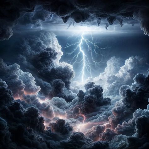 Stormcloud Aesthetic, Vortex Aesthetic, Storm Witch Aesthetic, Catching Lightning, Lightning Clouds, Rain Landscape, Cloud Kingdom, Storm Pictures, Aesthetic Scenery