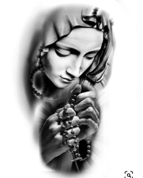 Jesus Tattoo Sleeve, Religous Tattoo, Christus Tattoo, Maria Tattoo, Mother Mary Tattoos, Religion Tattoos, Virgin Mary Tattoo, Heaven Tattoos, Mary Tattoo