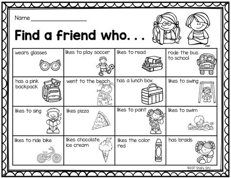 Find A Friend Activity, Find A Friend Bingo For Kids, Start Of The Year Activities, Find A Friend Who Activity, Transition Day Activities Year 1, First Day Of School Activities 2nd, Friendship Day Activities, Grade 1 Activities, Beginning Of Year Activities