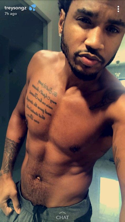 Trey Songz Trey Songs, Song Tattoos, Trey Songz, Healthy Motivation, Effective Skin Care Products, Black Boys, Cute Celebrities, Man Crush, Cute Black