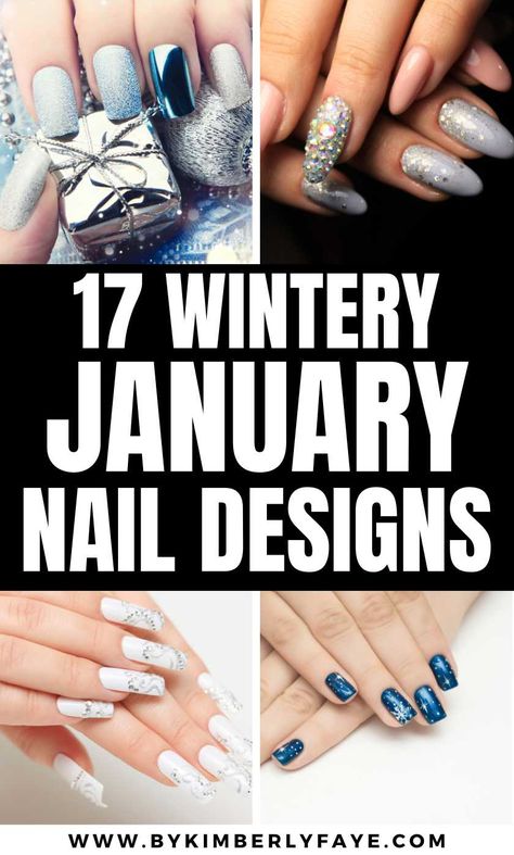 Whether you're looking for frosty elegance, cozy vibes, or a touch of sparkle, these 17 Wintery January Nail Designs will have you feeling chic all month long. January is the perfect time to embrace the Nail Design Ideas For January, Textured Winter Nails, Nail Designs January 2025, Nail Art Designs Winter Classy, Jan Nail Designs, Winter Nail Designs Matte, Ice Sickle Nails, Cool Winter Nail Designs, January Sns Nails Ideas